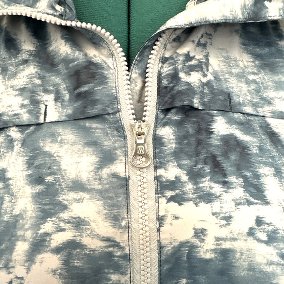 Lululemon Womens Miss Misty Alberta Lake Blue Packable Windbreaker Rain Jacket 2 - Picture 8 of 10